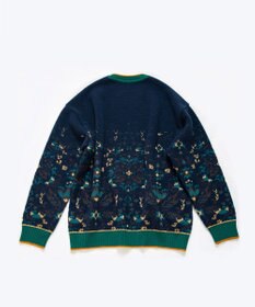 COQ FOREST MEMORY 花柄プルオーバーニット