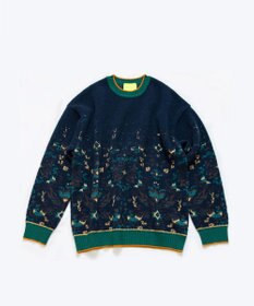 COQ FOREST MEMORY 花柄プルオーバーニット