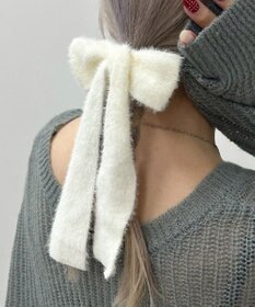 WEGO Lシャギーニットリボンゴム