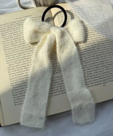 WEGO Lシャギーニットリボンゴム