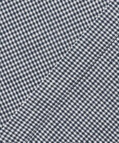 J.PRESS LADIES リネンminiチェック バンドカラー ブラウス