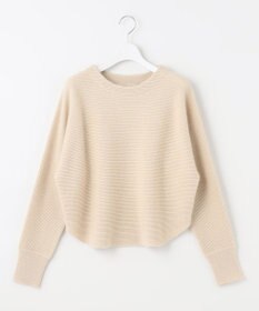 自由区 L 【洗える】シャイニールレックス ドルマンスリーブニット