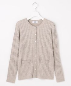 J.PRESS LADIES KNIT BASIC クルーネック カーディガン