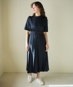 #Newans 〈花乃まりあさんコラボ〉ワイドプリーツワンピース