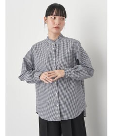 earth music&ecology スタンドフリルシャツ