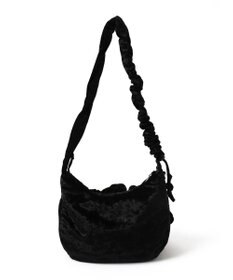 WEGO ベロアフリルギャザーショルダー