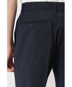 DAKS ウールブレンドストレッチテーパードスラックス