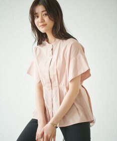 #Newans 【ANSWER for シンプルベーシック】スリットスリーブペプラムブラウス