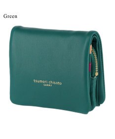 tsumori chisato CARRY ソフトラム 2つ折り財布 ミニ財布