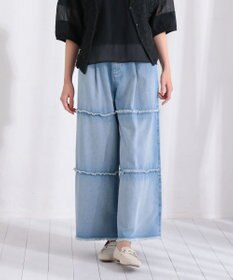 Green Parks ・ＳＵＧＡＲ　ＳＰＯＯＮ　ティアードデニムパンツ