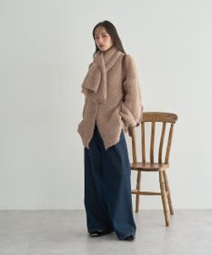 earth music&ecology カラーミックスシャギーマフラー