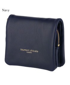 tsumori chisato CARRY ソフトラム 2つ折り財布 ミニ財布