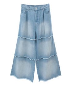 Green Parks ・ＳＵＧＡＲ　ＳＰＯＯＮ　ティアードデニムパンツ