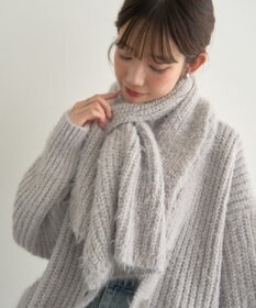 earth music&ecology カラーミックスシャギーマフラー