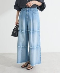 Green Parks ・ＳＵＧＡＲ　ＳＰＯＯＮ　ティアードデニムパンツ