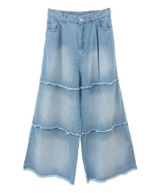 Green Parks ・ＳＵＧＡＲ　ＳＰＯＯＮ　ティアードデニムパンツ