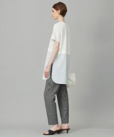 ICB L 【人気のため新色追加・UVケア・洗える】シアージャージーコンビ カットソー