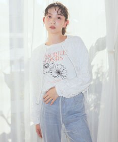 earth music&ecology レースＺＩＰシャツ