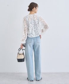 earth music&ecology レースＺＩＰシャツ