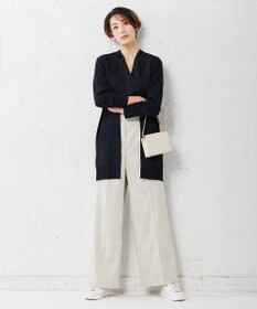 ICB 【洗える】Vi/Peブッチャー タックワイドパンツ