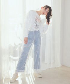 earth music&ecology レースＺＩＰシャツ