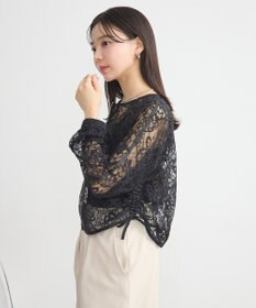 earth music&ecology レースＺＩＰシャツ