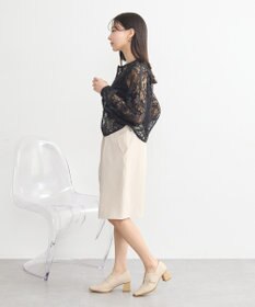 earth music&ecology レースＺＩＰシャツ