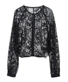 earth music&ecology レースＺＩＰシャツ