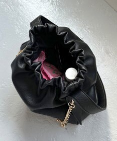 組曲 ギャザーワンショルダーハンドバッグ