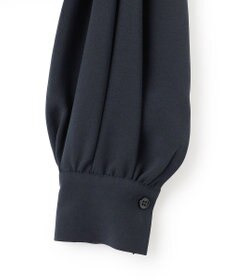 BEIGE， 【洗える】SIBYLLE / 配色カラーロングパフスリーブブラウス