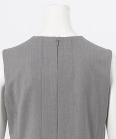 23区 L 【エステータ】ウールシルクギャバジン ランダムヘム ワンピース