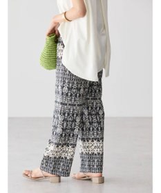 AMERICAN HOLIC パネルプリントリラックスパンツ