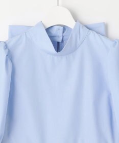 Feroux 【新色追加・ONWARD CROSSET MAG掲載】バックリボンパフスリーブ ブラウス