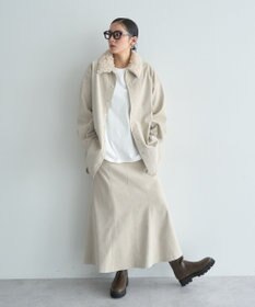 YECCA VECCA レザーライクシャツジャケット