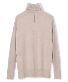 BEIGE， 【洗える・VERY NaVY12月号掲載】LA MONNAIE / バイカラーウールタートルニット