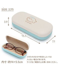 Mother garden しろたん クロス付き メガネケース 《メガネしろたん》