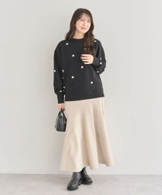 Green Parks ・ｓｗｉｎｇ　ｂｙ　デイジー刺繍スウェット