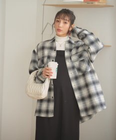 WEGO 【ユニセックス着用ITEM/SMLサイズ展開】チェックネルシャツ
