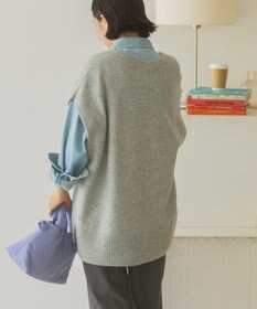 AMERICAN HOLIC ラメ入りＶネックニットベスト