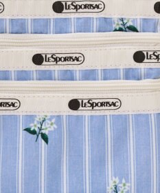 LeSportsac 3ZIP COSMETIC/ジャスミンストライプ