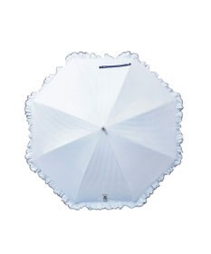 MOONBAT 【WEB限定】POLO RALPH LAUREN（ポロ ラルフローレン）晴雨兼用日傘 長傘 ワンポイントベア刺繍 フリル 一級遮光 遮熱 UV