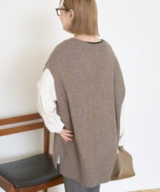 AMERICAN HOLIC ラメ入りＶネックニットベスト