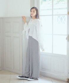 earth music&ecology ワッシャードロスト羽織りシャツ