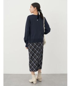 earth music&ecology いろいろ釦クルーネックカーディガン