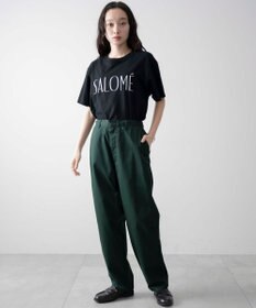 WEGO 【ユニセックス着用ITEM/ウエストゴム/手洗い可】チノイージーワイドパンツ