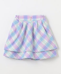 ANY KIDS シャギーチェックスカート