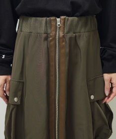 Green Parks ・ＳＵＧＡＲ　ＳＰＯＯＮ　ミリタリーフレアスカート