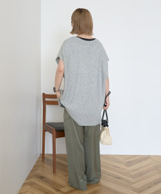 AMERICAN HOLIC ラメ入りＶネックニットベスト