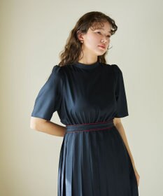 #Newans 〈花乃まりあさんコラボ〉ワイドプリーツワンピース