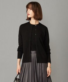 ICB 【洗える】エクストラファインメリノ カーディガン